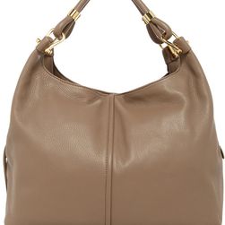 Vince Camuto Aza Leather Tote DKBEIGE 01