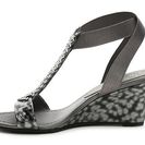 Incaltaminte Femei New York Transit Natural Thrill Wedge Sandal Pewter Metallic