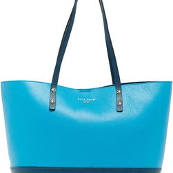 Cole Haan Beckett Small Leather Tote SEA BLUE-DEEP LAKE
