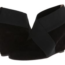 Via Spiga Adela Black Kid Suede/Elastic