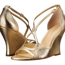 Incaltaminte Femei Lilly Pulitzer Janie Wedge Gold Metal