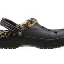 Incaltaminte Femei Crocs Baya Leopard Liner Clog OnyxGold