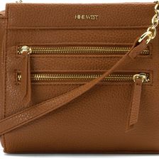 Nine West Zip Zip Cross Body Tobacco