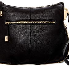 Vince Camuto Rina Leather Crossbody BLACK 01