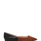 Incaltaminte Femei French Connection Tan Black Geneveve Two-Tone Pointed Toe Skimmer Flats Tan Black