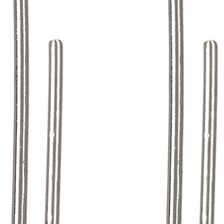 14th & Union Geo Rectangle Hoop Earrings RHODIUM