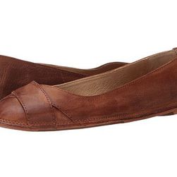 Incaltaminte Femei Frye Ember Cross Ballet Cognac Sunwash Nubuck