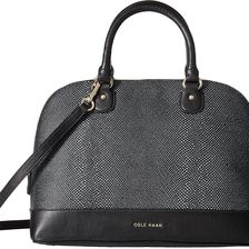 Cole Haan Milena Large Satchel Black/Ivory