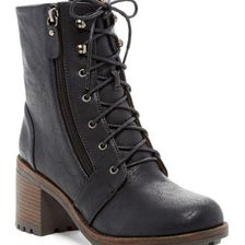 Incaltaminte Femei Chase Chloe Benson Lace-Up Boot Black