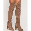 Incaltaminte Femei CheapChic Total Knockout Boot TaupeKhaki