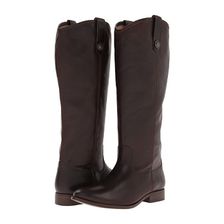 Incaltaminte Femei Frye Melissa Button Boot Extended Dark Brown Extended Soft Vintage Leather