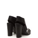 Incaltaminte Femei CheapChic Style Fix Faux Leather Cut-out Booties Black