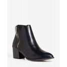 Incaltaminte Femei CheapChic Risky Behavior Bootie Black