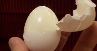 Metoda geniala prin care cureti un ou fiert de coaja in 5 secunde!