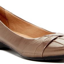 Clarks Blanche Fria Flat - Wide Width Available PEWTER LEA
