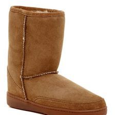 Incaltaminte Femei Minnetonka Short Genuine Sheepskin Pug Boot Women TAN