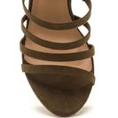 Incaltaminte Femei CheapChic Top Rung Faux Suede Strappy Heels Olive