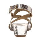Incaltaminte Femei LAUREN Ralph Lauren Reesa Platino Faux Metallic Snake PU