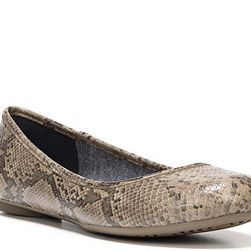 Incaltaminte Femei Dr Scholl\'s Dr Scholls Friendly Reptile Ballet Flat Nude