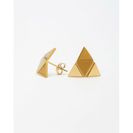 Bijuterii Femei Forever21 Moon and Lola Triangle Studs Gold