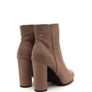 Incaltaminte Femei CheapChic High Standards Faux Suede Booties Taupe