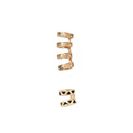 Bijuterii Femei Forever21 Cutout Ear Cuff Set Antique gold
