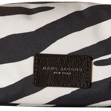 Marc Jacobs Zebra Printed Biker Cosmetics Landscape Pouch Off-White Multi