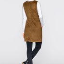 Rochie din imitaţie de piele 