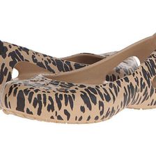 Incaltaminte Femei Crocs Kadee Animal Print Flat Gold