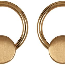 14th & Union Double Disc Hoop Earrings GOLD