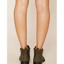 Incaltaminte Femei Forever21 Zippered Ankle Boots Olive