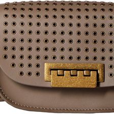 ZAC Zac Posen Eartha Iconic Micro Accordion Crossbody Mink Micro Grommets