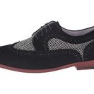 Incaltaminte Femei Johnston Murphy Dinah Wingtip Black SuedeBlack White Herringbone