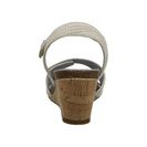 Incaltaminte Femei SoftWalk Jordan Light Grey Snake Embossed Leather