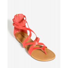 Incaltaminte Femei CheapChic Ruby-65 At Ease Sandal Coral