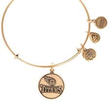 Alex and Ani NFL - Tennessee Titans Wire Charm Bangle GOLD