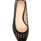 Incaltaminte Femei Nine West Ashling Laser-Cut Flat BLACK LE