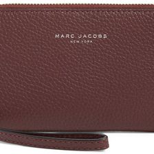Marc by Marc Jacobs 'Pike Place' Leather Zip Phone Wristlet RUBINO