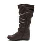 Incaltaminte Femei CheapChic Strap Me In Slouchy Wedge Booties Brown
