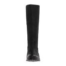 Incaltaminte Femei Frye Melissa Lug Back Zip Tall Black Pressed Nubuck