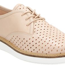 Clarks Glick Resseta Nude Leather