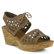 Incaltaminte Femei Spring Step Mayla Wedge Sandal Brown