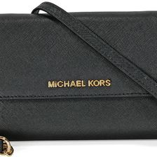 Michael Kors Jet Set Large Phone Crossbody - Black N/A