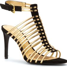 Ralph Lauren Skyla RL Gold/Black Metkdsk/Elko Nubuck