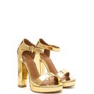 Incaltaminte Femei CheapChic Glam Life Metallic Platform Heels Gold