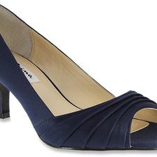 Nina Carolyn New Navy Luster Satin