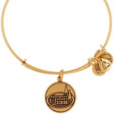 Alex and Ani Kentucky Derby Charm Wire Bangle GOLD