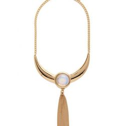 Bijuterii Femei Forever21 Faux Gem Statement Necklace Gold