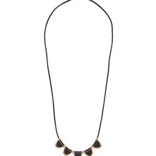 Bijuterii Femei Forever21 Faux Stone Collar Necklace Blackgold