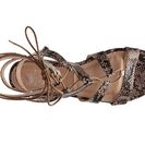 Incaltaminte Femei GC Shoes Amazon Snake Gladiator Sandal BeigeBlack